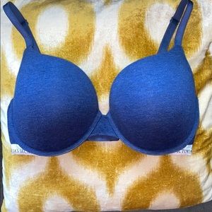 VS 34 DDD T-Shirt push up full coverage blue bra